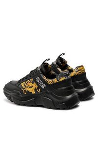 Versace Jeans Couture Sneakersy 76YA3SC2 Czarny. Kolor: czarny. Materiał: skóra