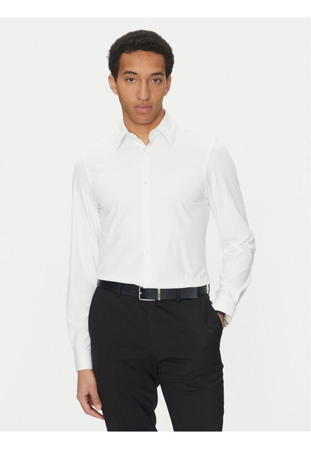 Marciano Guess Koszula 5GHH19 6242A Biały Regular Fit. Kolor: biały. Materiał: syntetyk