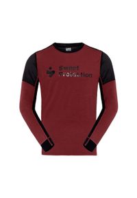 Długi rękaw z wełny merino Sweet Protection Hunter. Kolor: czerwony. Materiał: wełna. Długość rękawa: długi rękaw. Długość: długie. Sport: kolarstwo #1