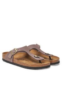 Birkenstock Japonki Gizeh 1029495 Beżowy. Kolor: beżowy. Materiał: skóra, nubuk