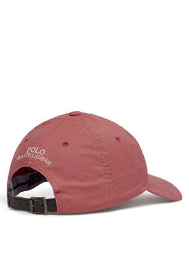 Polo Ralph Lauren Czapka z daszkiem 211954881502 Różowy. Kolor: różowy. Materiał: bawełna