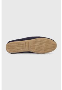 Polo Ralph Lauren mokasyny DECLAN BEAR damskie kolor granatowy na płaskim obcasie. Nosek buta: okrągły. Kolor: niebieski. Materiał: guma. Obcas: na obcasie. Wysokość obcasa: niski