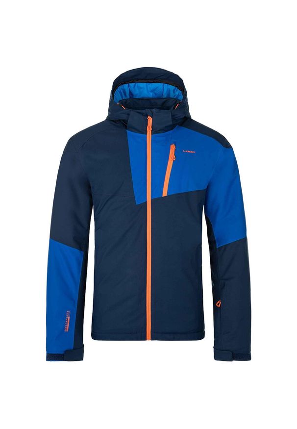 COMBO SKI - Kurtka narciarska męska LOAP Ferris 2XL. Kolor: fioletowy, pomarańczowy, niebieski, wielokolorowy. Sezon: zima. Sport: narciarstwo
