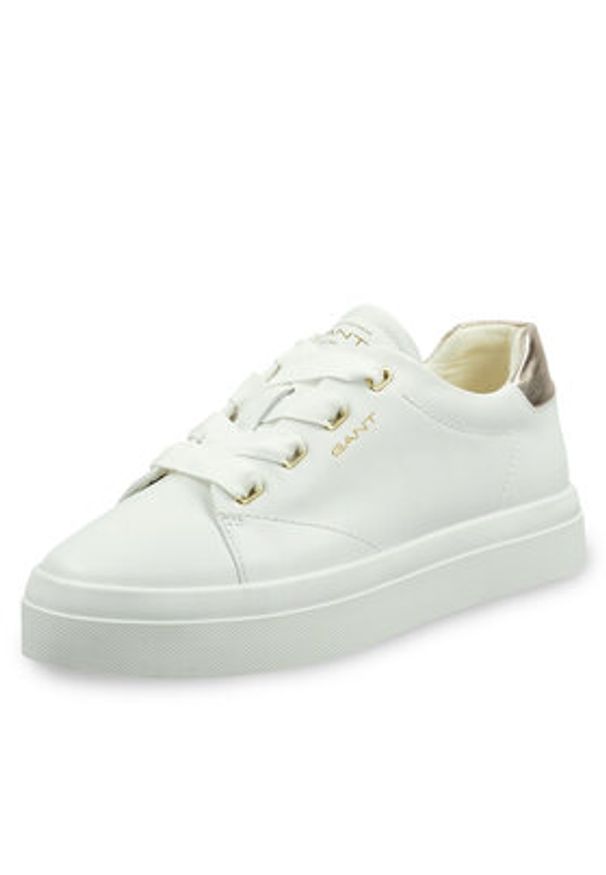 GANT - Gant Sneakersy 30531835 Biały. Kolor: biały. Materiał: skóra