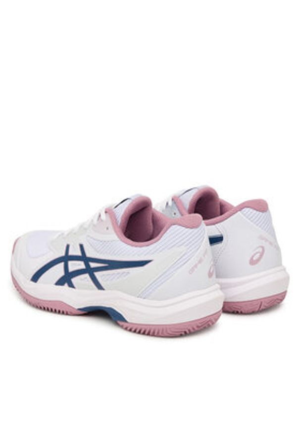 Asics Buty do tenisa Game Ff Clay/Oc 1042A282 Biały. Kolor: biały. Materiał: skóra. Sport: tenis