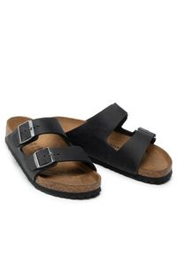 Birkenstock Klapki Arizona Bs 0552111 Czarny. Kolor: czarny. Materiał: skóra