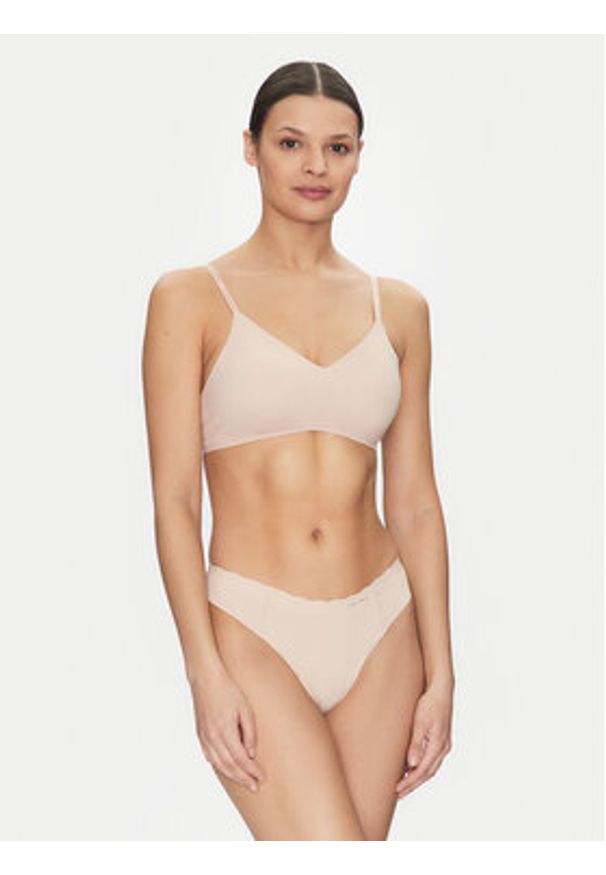 YSABEL MORA - Ysabel Mora Stringi 19338 Beżowy. Kolor: beżowy. Materiał: poliamid, nylon