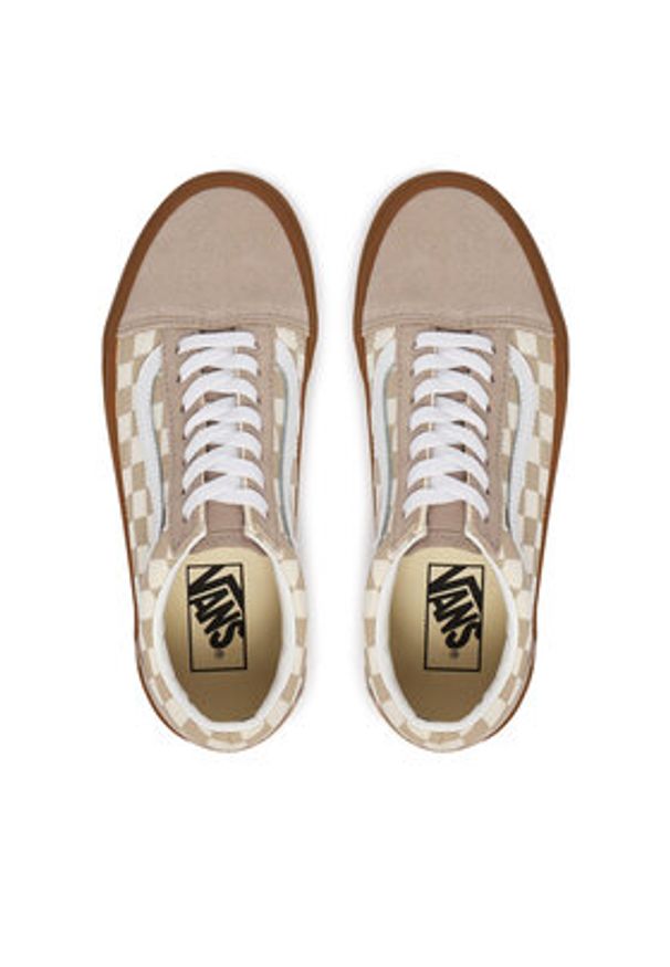 Vans Tenisówki Old Skool VN000D2VH2B1 Beżowy. Kolor: beżowy. Materiał: skóra, zamsz