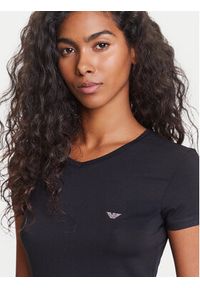 Emporio Armani Underwear T-Shirt EW000409 AF10889 UC001 Czarny Regular Fit. Kolor: czarny. Materiał: wiskoza #3
