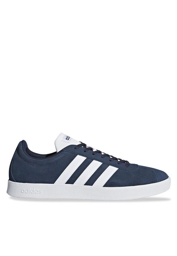 Adidas - adidas Buty VL Court 2.0 DA9854 Niebieski. Kolor: niebieski. Materiał: skóra