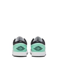 Sneakersy damskie Nike Jordan 1 Low Green Glow. Kolor: biały