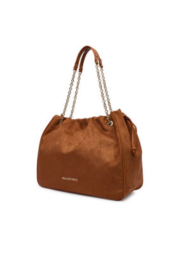 VALENTINO - Valentino Torebka Maxi VBS9U701 Brązowy. Kolor: brązowy. Materiał: skórzane