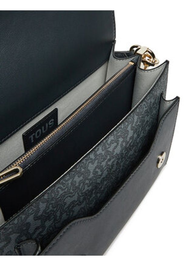 Tous - TOUS Torebka Kaos Mini Lines Audree 2002183347 Szary. Kolor: szary. Materiał: skórzane