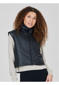 Athlecia Bezrękawnik Ayanda W Vest EA233317 Czarny Regular Fit. Kolor: czarny. Materiał: syntetyk. Długość rękawa: bez rękawów