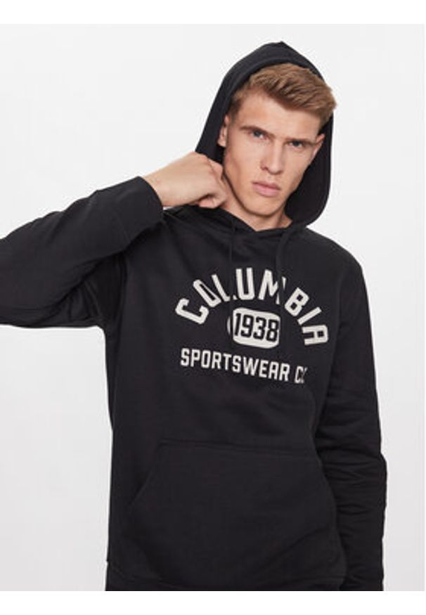 columbia - Columbia Bluza Trek™ Hoodie 1957913 Czarny Regular Fit. Kolor: czarny. Materiał: bawełna