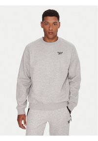 Reebok Bluza RK25154CCM Szary Regular Fit. Kolor: szary. Materiał: syntetyk