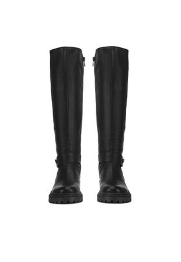 Clara Barson Oficerki WS6102-15 Czarny. Kolor: czarny. Materiał: skóra