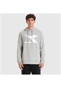 Diadora - Bluza męska DIADORA HOODIE BIG LOGO. Kolor: szary