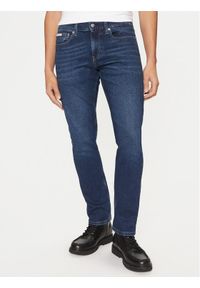 Calvin Klein Jeans Jeansy J30J326530 Granatowy Slim Fit. Kolor: niebieski