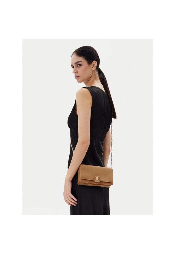 TOMMY HILFIGER - Torebka Tommy Hilfiger. Kolor: beżowy