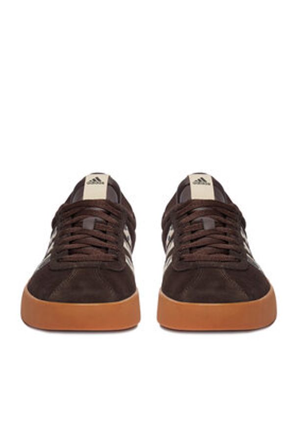 Adidas - adidas Sneakersy CEO-VL COURT 3.0 KI3347 Brązowy. Kolor: brązowy. Materiał: skóra, zamsz