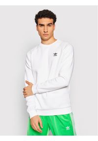 Adidas - adidas Bluza adicolor Essentials Trefoil H34644 Biały Regular Fit. Kolor: biały. Materiał: bawełna #1