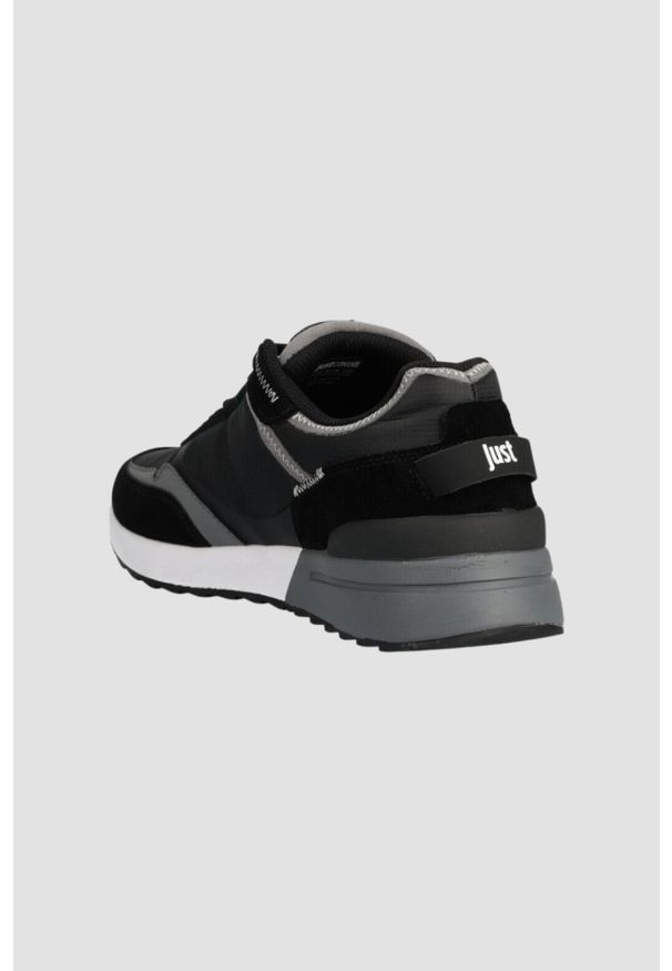 Just Cavalli - JUST CAVALLI Czarne sneakersy Fondo Action Basic, Rozmiar 40. Kolor: czarny