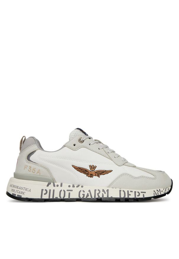 Sneakersy Aeronautica Militare. Kolor: szary