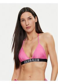 Calvin Klein Swimwear Góra od bikini KW0KW02387 Różowy. Kolor: różowy. Materiał: syntetyk #1