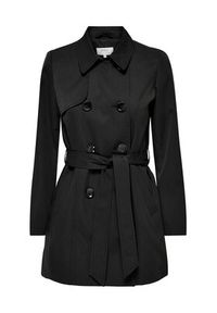 only - ONLY Trencz 15191821 Czarny Regular Fit. Kolor: czarny. Materiał: syntetyk #2