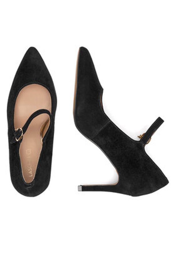 Lasocki Szpilki WFA1619-37Z Czarny. Kolor: czarny. Materiał: zamsz, skóra. Obcas: na szpilce