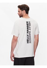 Helly Hansen T-Shirt Core Graphic 53936 Biały Regular Fit. Kolor: biały. Materiał: bawełna #4