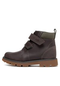 Clarks Trzewiki Heath Strap K 261692697 Brązowy. Kolor: brązowy. Materiał: nubuk, skóra