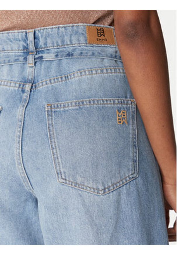 Marella Jeansy Fiuggi 2515181181 Niebieski Wide Leg. Kolor: niebieski