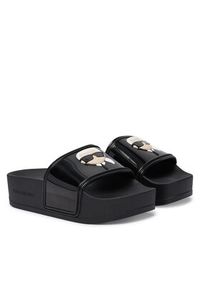 Karl Lagerfeld - KARL LAGERFELD Klapki Kondo Maxi II KL80805C Czarny. Kolor: czarny. Materiał: syntetyk #3