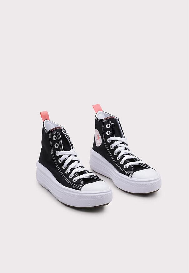 Tenisówki Converse Model Ctas Move Hi Kolor Czarny. Kolor: czarny. Materiał: tkanina