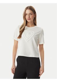 Morgan T-Shirt 261-DUROUJ Biały Regular Fit. Kolor: biały. Materiał: bawełna #1