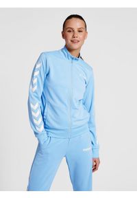 Damska bluza dresowa zapinana na zamek Hummel Legacy. Kolor: niebieski. Materiał: dresówka