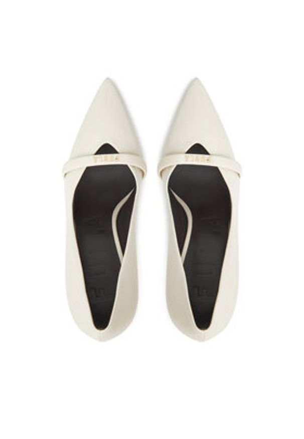 Furla Szpilki Core Decollete YI81FCD X30000 IT 1704S Biały. Kolor: biały. Materiał: skóra. Obcas: na szpilce