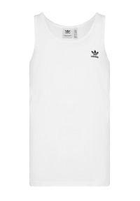 Adidas - adidas Tank top Trefoil Essentials IY7366 Biały Regular Fit. Kolor: biały. Materiał: bawełna #1