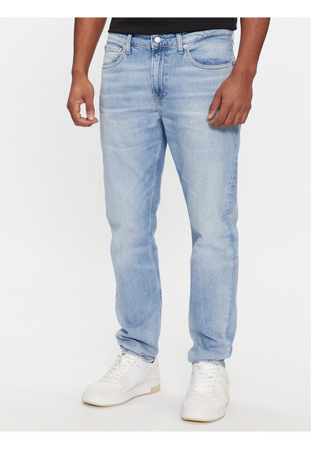 Calvin Klein Jeans Jeansy J30J324190 Niebieski Slim Fit. Kolor: niebieski