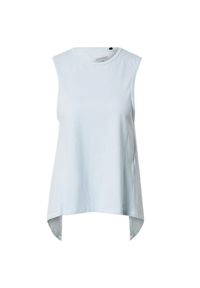 Damska koszulka sportowa Superdry Flex Loose Open Back. Kolor: niebieski. Materiał: poliester, bawełna