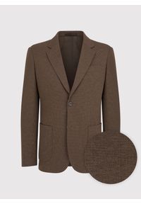 Pako Lorente - PAKO LORENTE – Brązowa marynarka męska. Kolor: brązowy, zielony. Materiał: poliester, wiskoza, elastan. Sezon: jesień #8