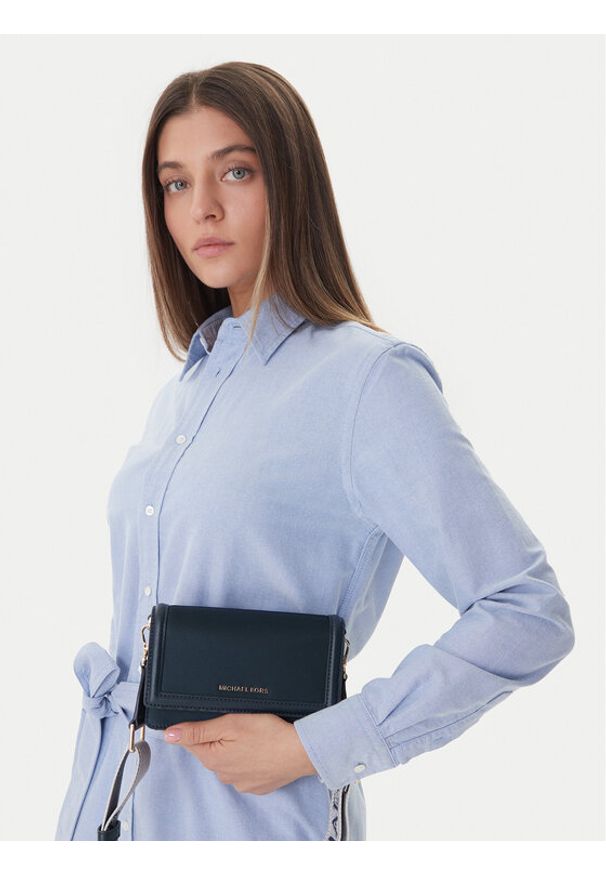 MICHAEL Michael Kors Torebka 32F3GJ6C1I Granatowy. Kolor: niebieski. Materiał: skórzane