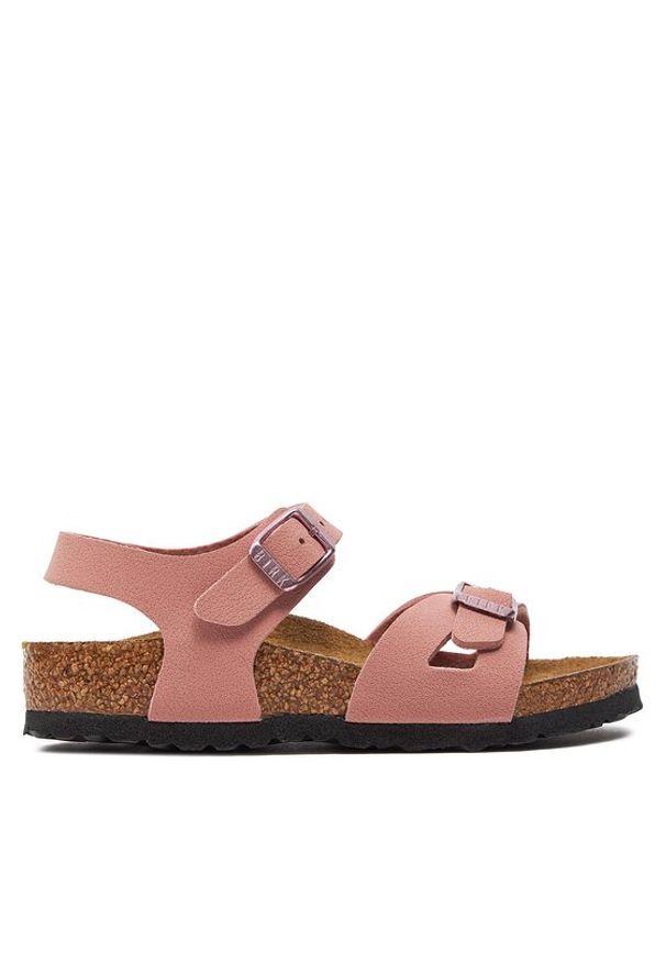 Birkenstock Sandały Rio 1026837 S Różowy. Kolor: różowy