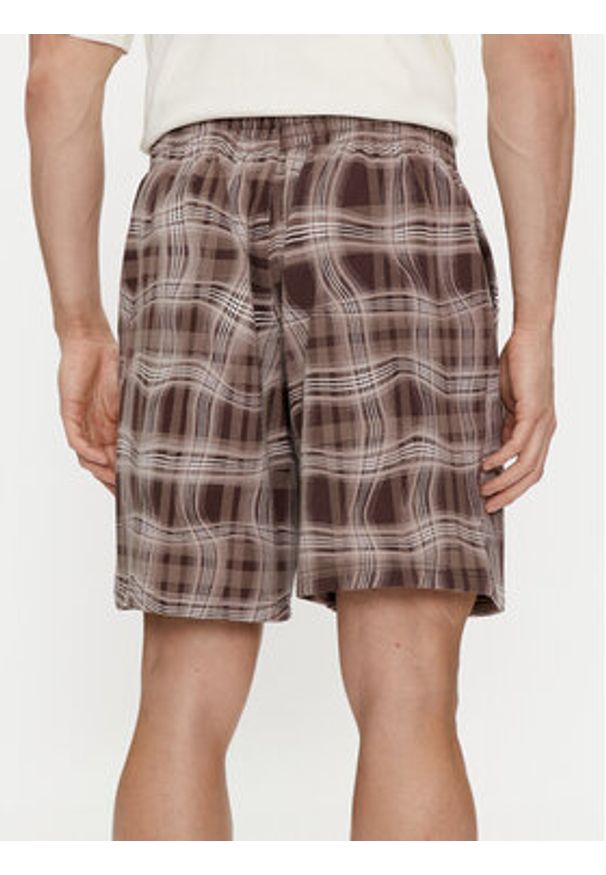 Adidas - adidas Szorty sportowe Reveal Allover Print HM4949 Brązowy Regular Fit. Kolor: brązowy. Materiał: bawełna. Wzór: nadruk. Styl: sportowy