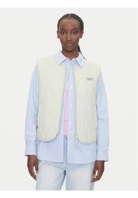Tommy Jeans Bezrękawnik Onion DW0DW21184 Zielony Regular Fit. Kolor: zielony. Materiał: syntetyk. Długość rękawa: bez rękawów