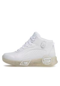 skechers - Skechers Sneakersy S-Lights Remix 310100L/WHT Biały. Kolor: biały. Materiał: skóra #3