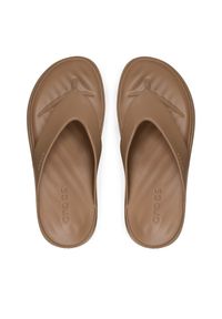 Japonki Crocs. Kolor: brązowy. Obcas: na platformie #1