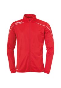 UHLSPORT - Kurtka Uhlsport Stream 22. Kolor: czerwony, biały, wielokolorowy. Materiał: tkanina, dresówka. Sport: fitness, piłka nożna